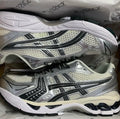 ASICS Gel-Kayano Style Silver Black Mesh